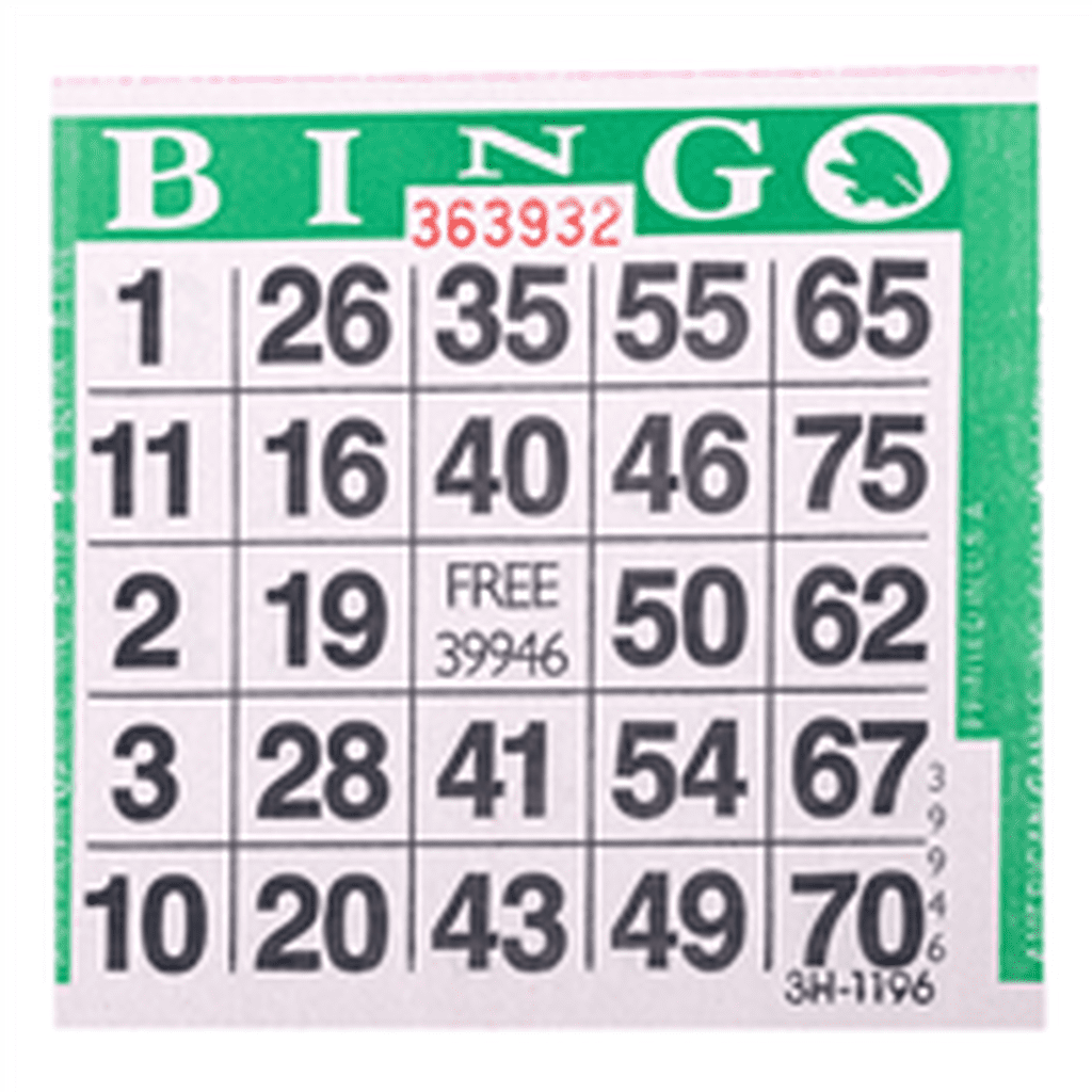5.1 x 4.7 inch Disposable Bingo Paper in Assorted Colors CZWESTC 100 Pcs Bingo Cards Game