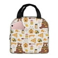 thumbnail image 1 of Disketp Cute Bee Honey Jar Hive Bear Bolsa Térmica para Almuerzo para Hombre y Mujer, Ideal para Trabajo, Senderismo y Picnic, 1 of 8