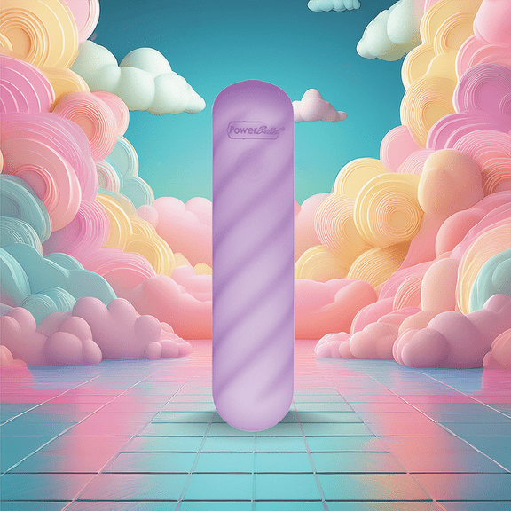 Softies Dual Silicone Rechargeable 4" Body Bullet Vibrator, Purple