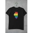 thumbnail image 5 of Old Glory Mens Illinois LGBT Gay Pride Rainbow Short Sleeve Graphic T Shirt, 5 of 6
