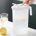 thumbnail image 6 of ACDANC 2 Quart (2 Liter) Pitcher with Lid - Water Jug for Fridge Door - Leakproof 64Oz Plastic Pitcher with Lid - Drink Container for Juice,Iced Tea,Coffee,Bpa-Free Plastic,White, 6 of 6