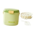 thumbnail image 4 of Cubo de hielo aislado de 2,6 l con cuchara para bebidas, tapa y asa para hielo Verde, 4 of 9
