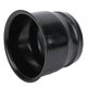 thumbnail image 4 of Aramox Tubo de Admisión de Aire Frío Tubo de Admisión de Aire Frío Parachoques Delantero Turbo Metal Universal Negro Modificación de Automóvil ANGGREK Otros, 4 of 8