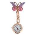 thumbnail image 1 of MasteelfCA Montre Colorée pour Femmes Décor Clip Infirmière Broche Montre Poche Suspendue, 1 of 8