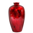thumbnail image 1 of Heather Ann Creations W1032-PRED Ruth Vase en Céramique Déjouée et Laquée de 21 Po - Rouge, 1 of 1