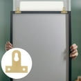 thumbnail image 1 of OULII 100Pack Photo Frame Hangers Iron Golden Designed For Dressing, 1 of 8