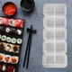 thumbnail image 4 of Kit para hacer sushi - Estilo 5 piezas - 5 piezas de plástico de grado alimenticio para hacer nigiri de sushi, bolas de arroz, moldes para herramientas de bolas de arroz DIY, 4 of 5