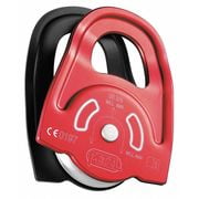 Prusik Twin Pulley, 8100 lbs, Red/Black PETZL