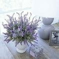 thumbnail image 5 of Sinhoon 4Pcs Artificial Lavender Outdoor Plants UV Resistant Fake Flowers Purple Faux Lavender Plastic Greenery Stems Decor for Front Porch Planters Decoration, 5 of 8