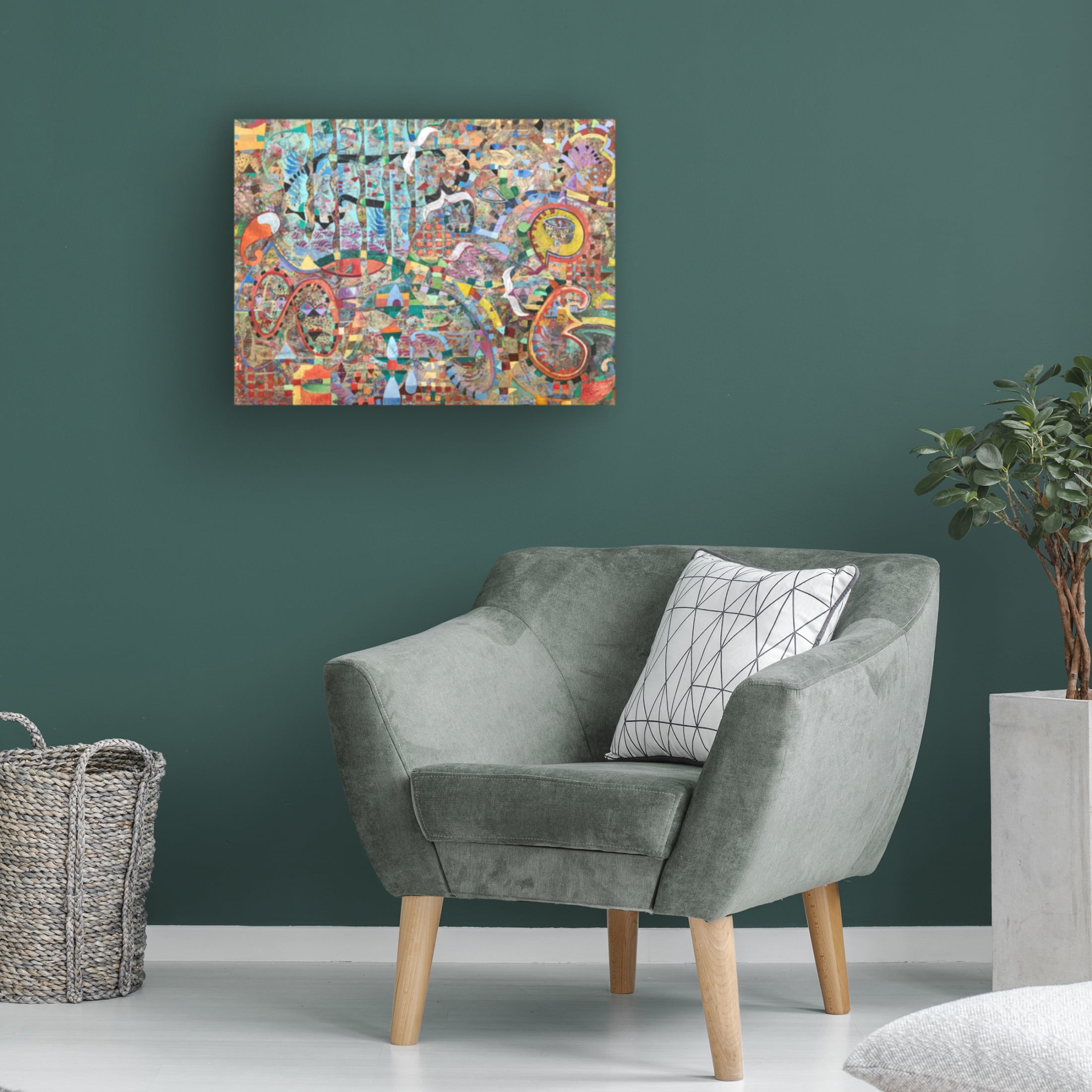 Trademark Fine Art Alise Loebelsohn  Flying towards Eternity Canvas Wall Art