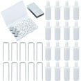 thumbnail image 1 of 1 Box 120Pcs Shutter Repair Tool Set Including 60Pcs White Spring Loaded Shutter Pins and 60Pcs Tilt Rod Louvers Staples Home Windows Blind Repair Replacement Tools Supplies, 1 of 7