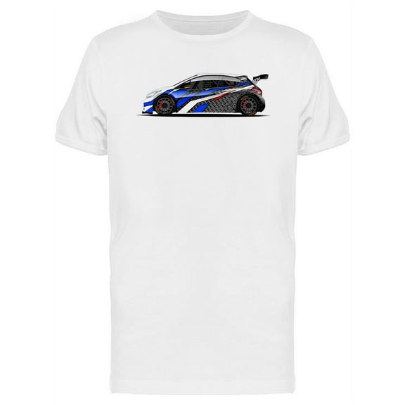 Rally And Drift Car T-Shirt Men -Image by Shutterstock, Male Small