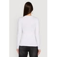 thumbnail image 5 of Womens Long Sleeve Basic Crew Neck T-Shirt, 5 of 5