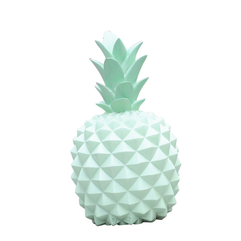 White Flameer Fashion Ceramic Pineapple Piggy Bank Coin Bank