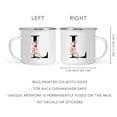 thumbnail image 5 of Koyal Wholesale Stainless Steel Campfire Coffee Mug, Blush Floral Monogram, Letter L, 5 of 5