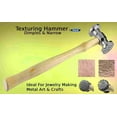 thumbnail image 2 of Texturing Hammer Dimples & Narrow Stripe Design Jewelry Metal Texture Finish, 2 of 9