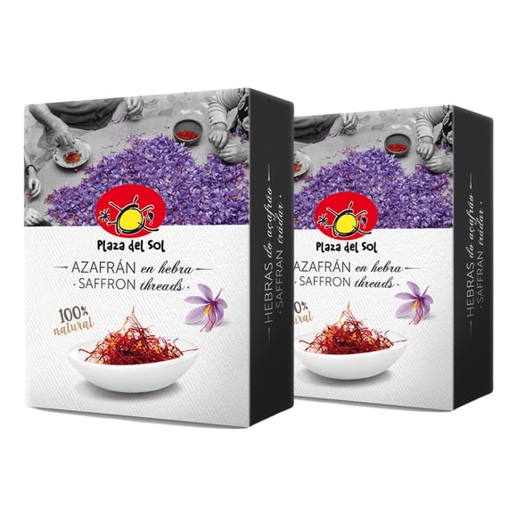 Plaza Del Sol, Azafrán En Hebra, 240 Mg, 2 Piezas