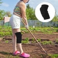 thumbnail image 1 of unbranded 1Par Protector De Rodillas Negro Para Jardinería Con Material Suave Y Resistente, 1 of 8