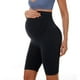 thumbnail image 2 of ShomPort Maternity Shapewear High Waisted Pregnancy Soft Seamless Shorts Under Dress Maternity Yoga Workout Shorts, 2 of 2
