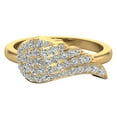 thumbnail image 4 of 0.60 CT Angel Wing Diamond Band 18K Gold ( G , VS ), 4 of 5