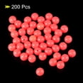 thumbnail image 3 of Uxcell 10mm Round Plastic Luminous Glow Fishing Beads Tackle Tool Red 200 Pieces, 3 of 5