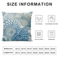 thumbnail image 6 of Acheng Nautical Coastal Throw Pillow Covers Ocean Seashell Coral Starfish Decorative Pillow Cases Summer Beach Blue Gray Beige Pillow Covers Modern Home Decor For Living Room Couch,Set of 2 White, 6 of 6