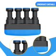 thumbnail image 6 of lacooooppia Finger Exerciser Exercise Tool Comfortable Gripping for Guitar Player for Men Women Finger Strength Training Aid Hand Gripper Blue Black, 6 of 8