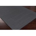 thumbnail image 4 of BoutiqueRugs Hughson Boho Hand Loomed Wool Natural Fiber Soft Area Rug - Modern Minimalist Solid Color Carpet for Living Room, Bedroom - Charcoal - 8' Round, 4 of 14