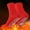 R-Red/White, variant on KIHOUT Winter Self Heating Socks Acupressure Socks Comfortable Cotton Socks Breathable Massage Socks Warm Socks for Men Women