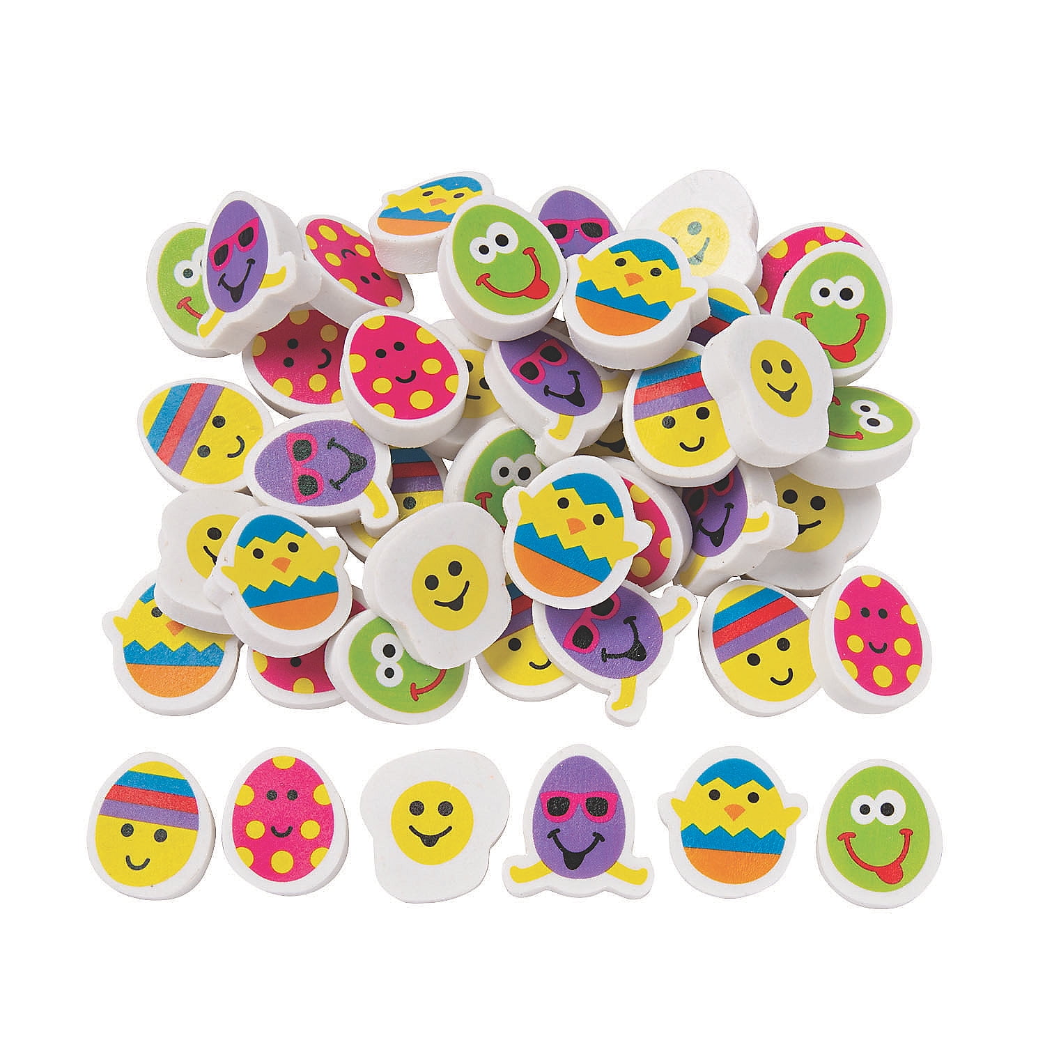 IN13822293 Eggcellent Easter Mini Erasers By Fun Express