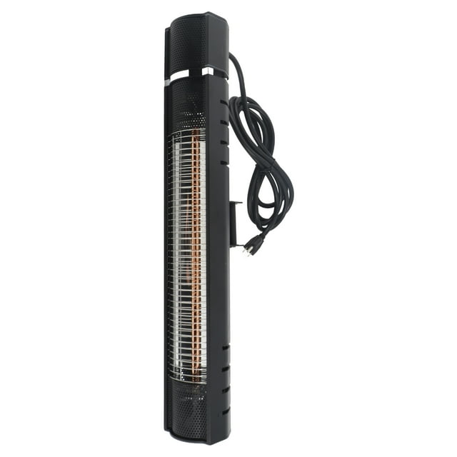 Electric Outdoor Heater, Electric Patio Heater Remote Control Aluminum Alloy 150mah for Patio