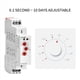 thumbnail image 2 of 10X GRT8-M1 Encendido Off Time Relay Relay 16A AC / DC12V-240V Multifunción Din Rail Relé de Temporizador Automático, 2 of 5