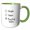 Green/White, variant on 3drose, Single Taken Busy Being Fabulous Funny Checkbox Relationship Status, 11oz Mug