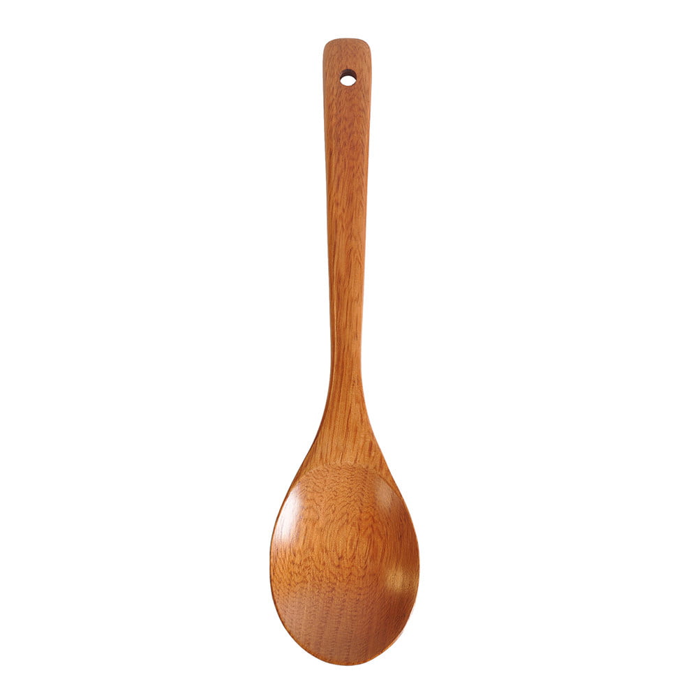 Wooden Wok Shovel Cooking Spoon Long Non Stick Wood Rice Spatula Kitchen Tool