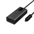 thumbnail image 2 of Inversor de Corriente para Coche de 200 W, de 12 V a 110 V, con Enchufe Estándar Estadounidense, Usb Qc3.0 y Carga Rápida Pd., 2 of 7