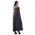 thumbnail image 3 of Moomaya All Over Printed A Line Sleeveless Womens Summer Party Dresses, 3 of 4