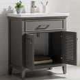 thumbnail image 3 of Design Element Cameron 30" Single Sink Vanity In Gray, 3 of 8