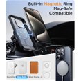 thumbnail image 5 of Temdan Étui Magnétique Compatible avec iPhone 16 Pro Max, [Support Invisible Intégré][Compatible avec MagSafe] [Grade Militaire Antichoc] Étui Fine pour iPhone 16 Pro Max 6.9 Pouces, Noir, 5 of 5