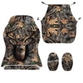 thumbnail image 2 of KUIFORTI Camo Hunting Deer Gaming Chair Seat Cover Dustproof Non Slip Gamer Chair Cover with Armrest Cover Anti Scratch Pet Resistant Guard for Office & Gaming Chairs, 2 of 7
