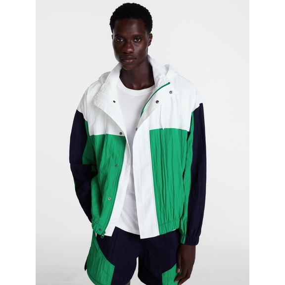Avia Men's Retro Colorblocked Full Zip Track Jacket, Sizes XS-3XL