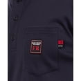 thumbnail image 2 of Bass Creek Outfitters Men's Flame Resistant Long Sleeve Henley Knit Top, Sizes M-2XL, 2 of 14