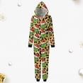 thumbnail image 4 of Pijamas Navideñas Camisón con capucha navideño Ropa informal para el hogar para padres e hijos Kuymtek Camello*mujer T S para Unisex, 4 of 7