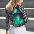 thumbnail image 5 of Disketp Northern Lights 2 Mochila de Lona Estampada, Mochila Escolar de Viaje Ligera para Estudiantes y Portátil-Medium, 5 of 5