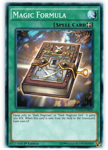 Yu Gi Oh Magic Formula Ygld Enb Yugis Legendary Decks 1st Edition Common Walmart Canada