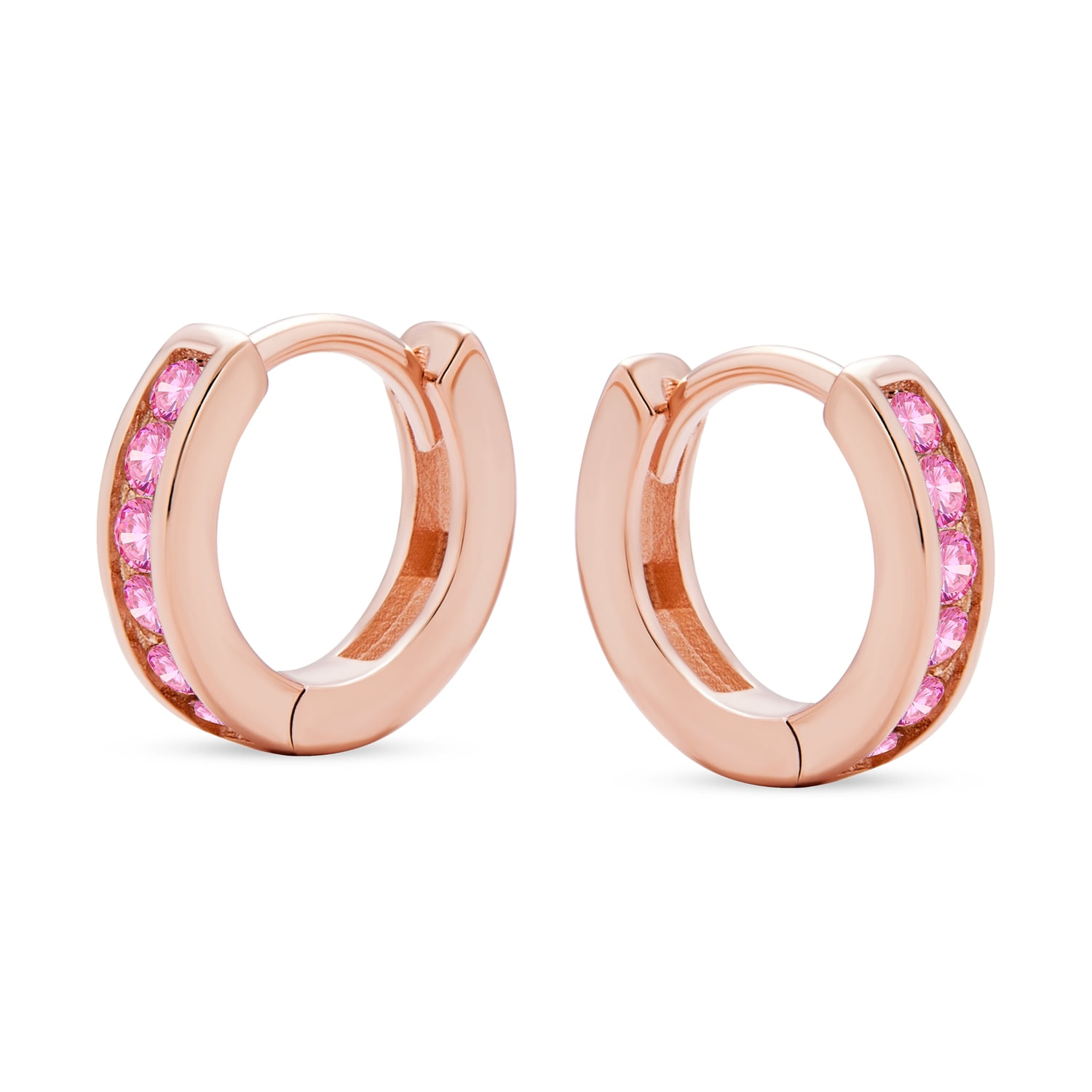 Simulated morganite earrings deals