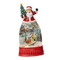 thumbnail image 3 of Bola de nieve navideña, farol navideño, centro de mesa, caja de música con bola de nieve musical iluminada para decoración del hogar de la habitación Papá Noel, 3 of 8