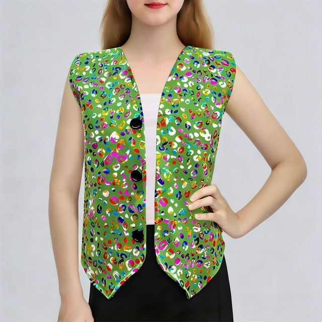 Chaquetas y abrigos casuales sin mangas y sin capucha Abrigo brillante de rendimiento para niños Top sin mangas para niños y niñas Top de poliéster para niños