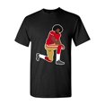 thumbnail image 2 of 7 Kneel Stand Football Protest Front & Back DT Adult T-Shirt Tee (Large, Black), 2 of 4