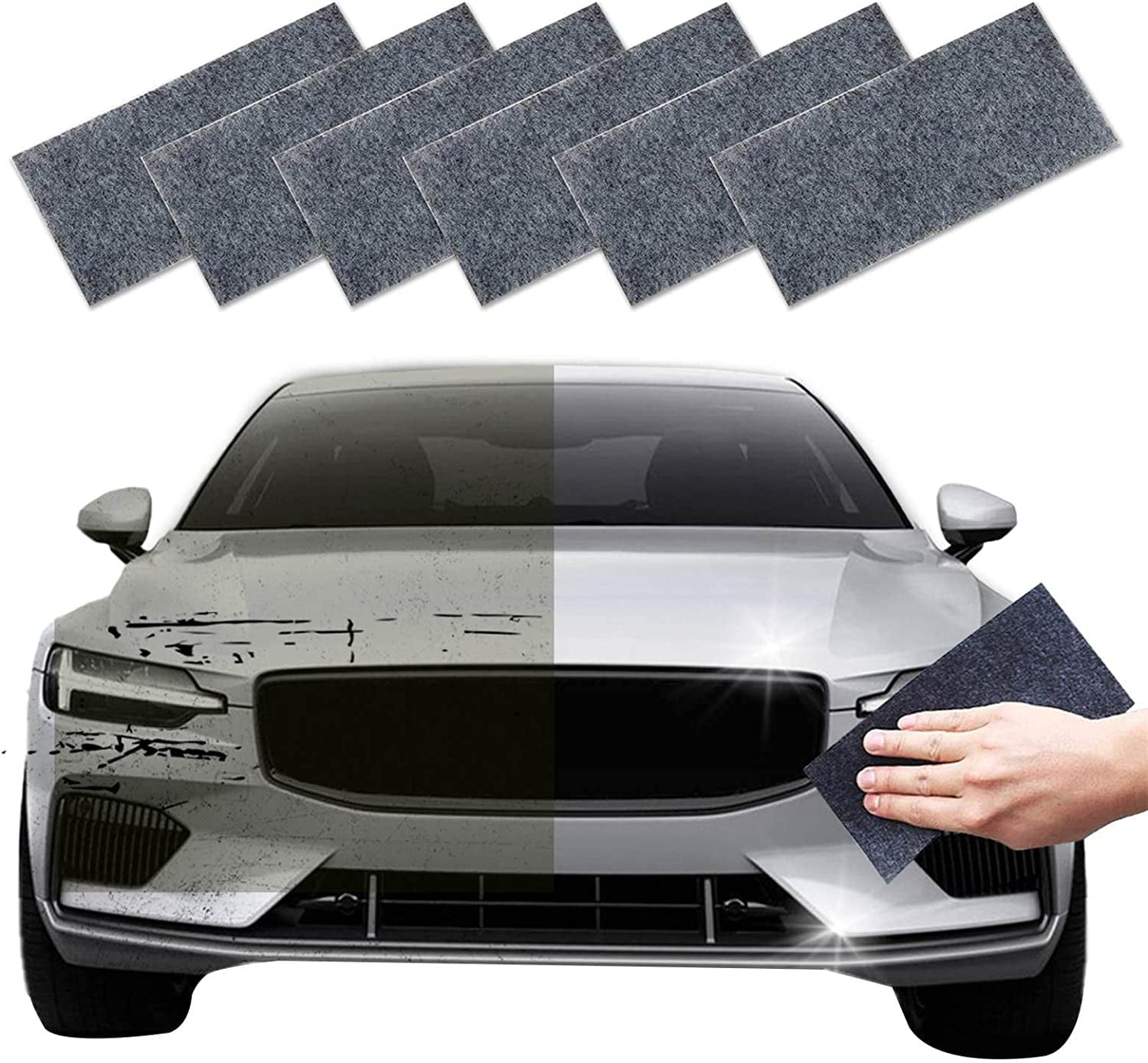 10pcs Nano Scratch Remover Cloth, Car Scratch Repair Cloth, Nano ...