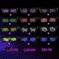 thumbnail image 2 of LED Customizable Bluetooth Glasses for Party, APP Control LED Display Smart Glasses, party glasses futuristic LED glowing eye protection USB charging glasses, 2 of 8